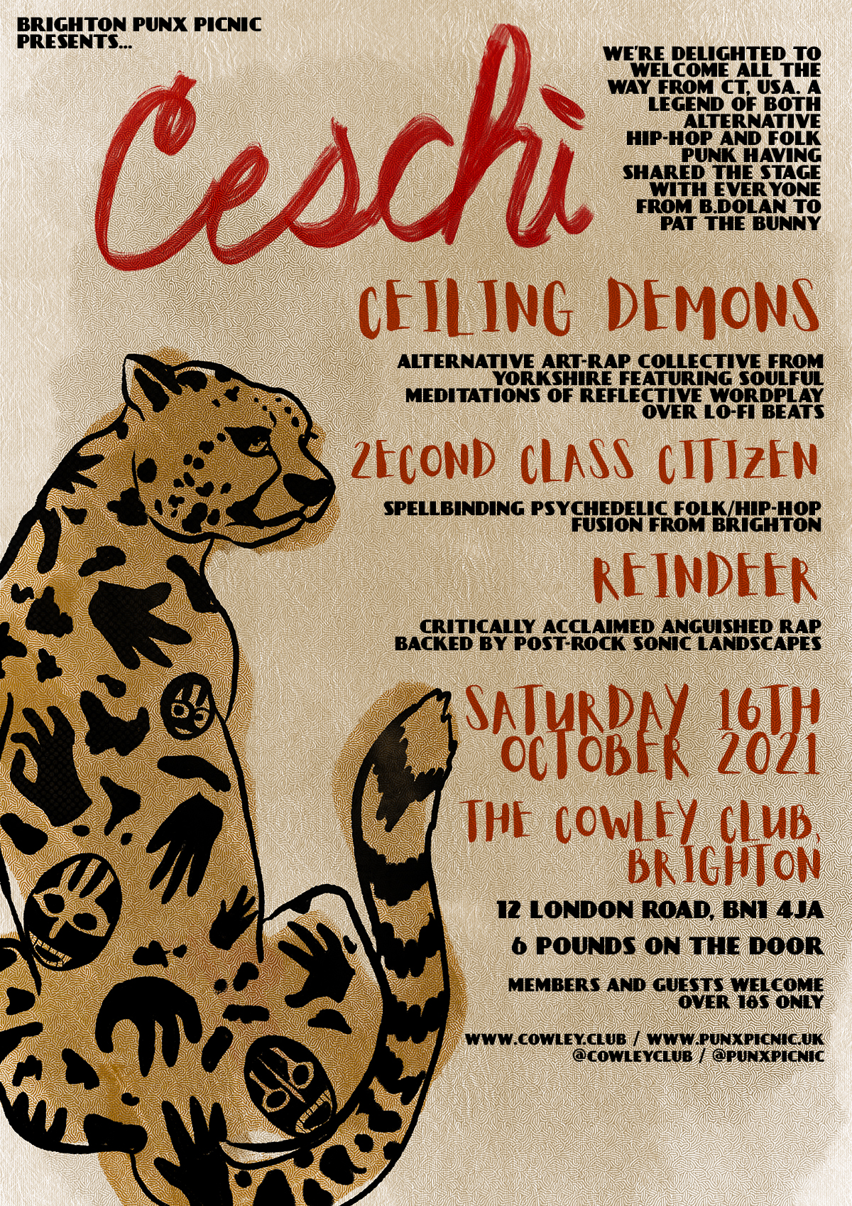Ceschi / Ceiling Demons / 2econd Class Citizen / Reindeer