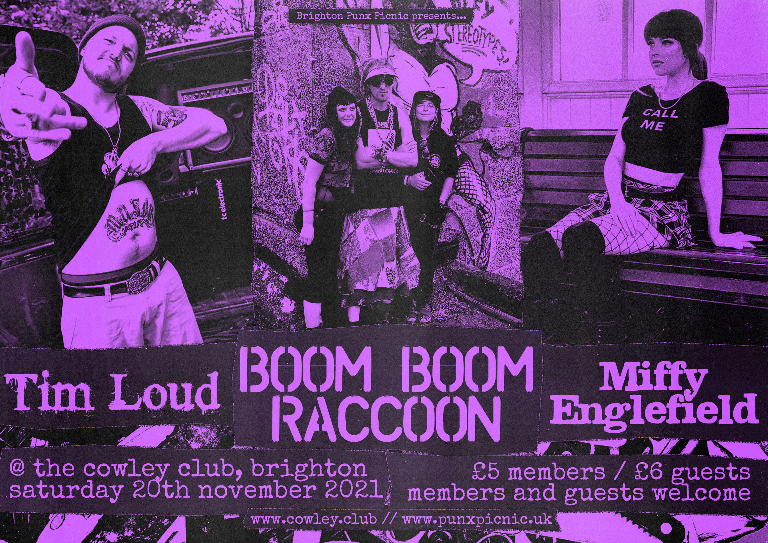 Tim Loud / Boom Boom Racoon / Miffy Englefield