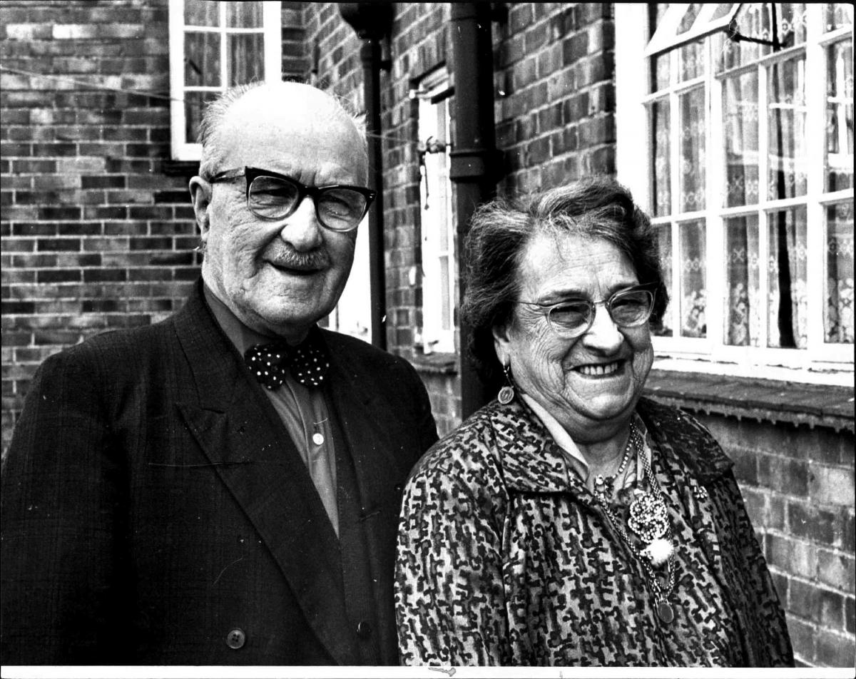 Harry and Harriet Cowley in 1968 (source: The Argus)